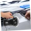 PartyKindom Car Buffer Wax Machine 12v Electric Car Polisher Kit Black Ergonomic Handle Heat Ventilation view 4