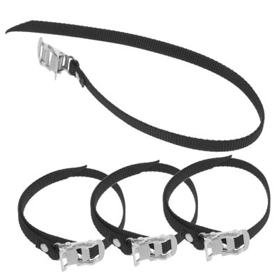 Milisten Adjustable Bike Pedal Straps Exercise Bike Pedal Belts Cycling Toe Straps for Stationary -Slip Replacement