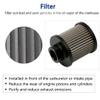 Karlass Racing Universal 10AN Aluminum Baffled Oil Catch Can with Drain Valve Breather Filter, 750ML Oil Breather Tank view 4