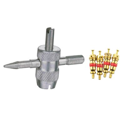 GLEAVI Tire Valve Core Removal Tool for Car Truck Motorcycle Tyre Stem Core Remover Repairer Easy Tire Deflation Tool