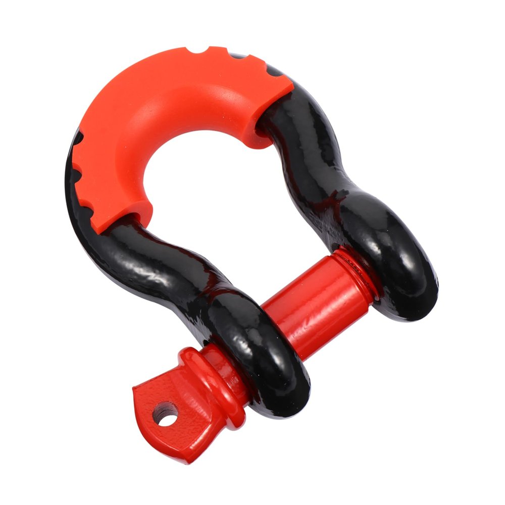 Mobestech Heavy Duty u Type Tow Hook Break Strength for Towing and Vehicle Includes Shackles for Off-Road Use and Emergency Rescues
