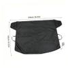 HEALLILY Snow Shield Ice Scraper Seat Winter Car Window Cover Weather Car Blinds Sun Shade Snow Tarp for Mirror Rain Guard UV Black Oxford Cloth view 2