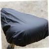 WHAMVOX 3pcs Bike Seat Cover Durable PVC Protective Saddle Rain Cover for Mountain Road and Bikes Black Easy to Use Fits Seats view 3