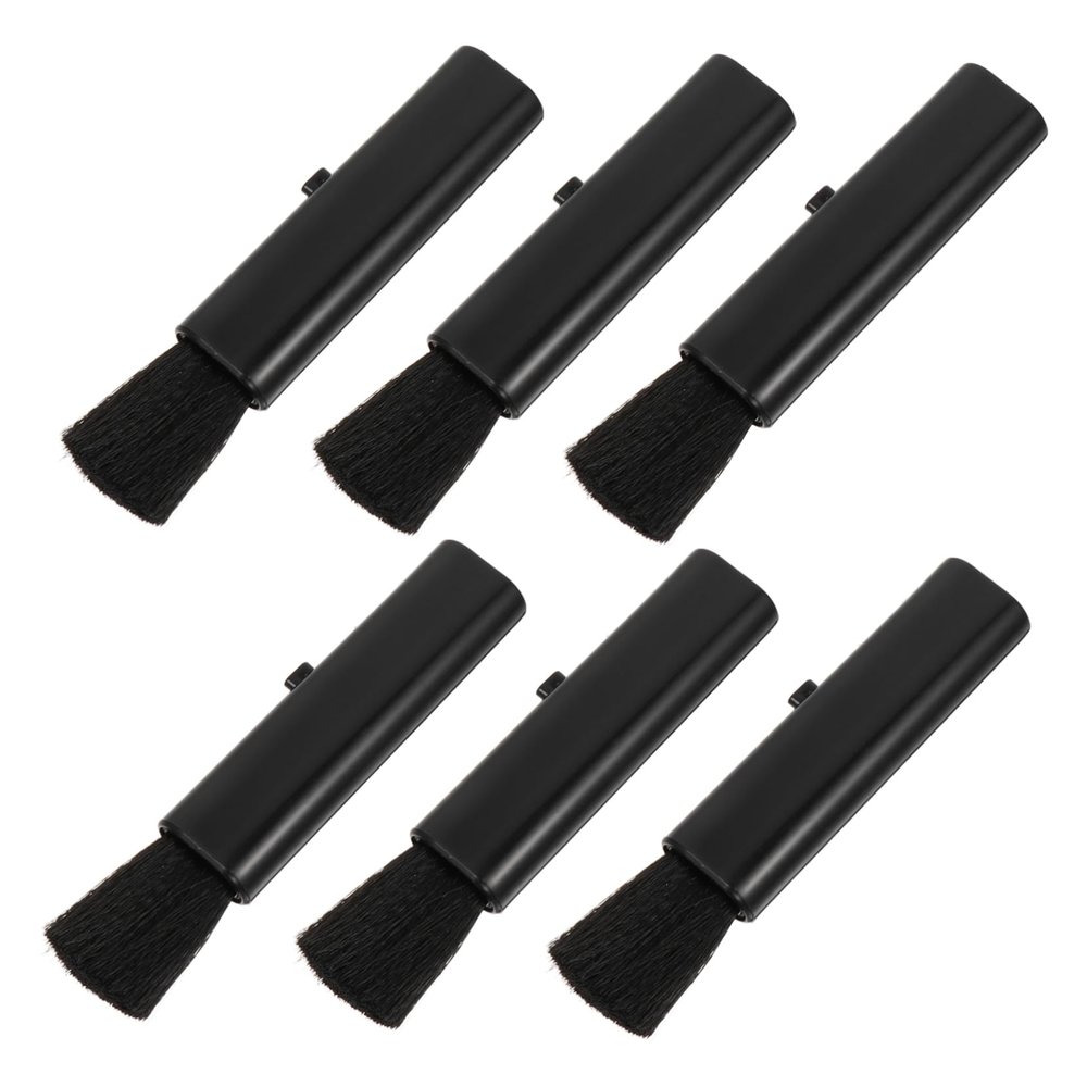 PLAFOPE 6pcs Mini Broom Cleaning Brush for Keyboard Detailing Brush The Cleaner Dust Cleaner Desktop Cleaning Kit Desktop Broom