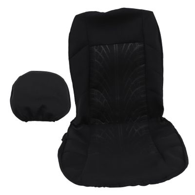 PLAFOPE 1set Car Seat Cover Front Seat Protector for Cars Trucks and Suvs Breathable Woven Design Snaps Protects Against Dirt and Damage Patterned Automotive Accessories