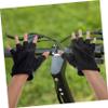 GANAZONO Leather Half Finger Gloves Men Cycling Gloves Fingerless Protective Wear-Resistant Portable Professional view 3
