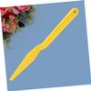 PartyKindom 1pc Long Handle Squeegee Cutter Tool for Auto Window Tinting and Vinyl Wrapping Film Scraper Magnetic Stick for Bubble Removal and Edge Trimming Yellow view 3