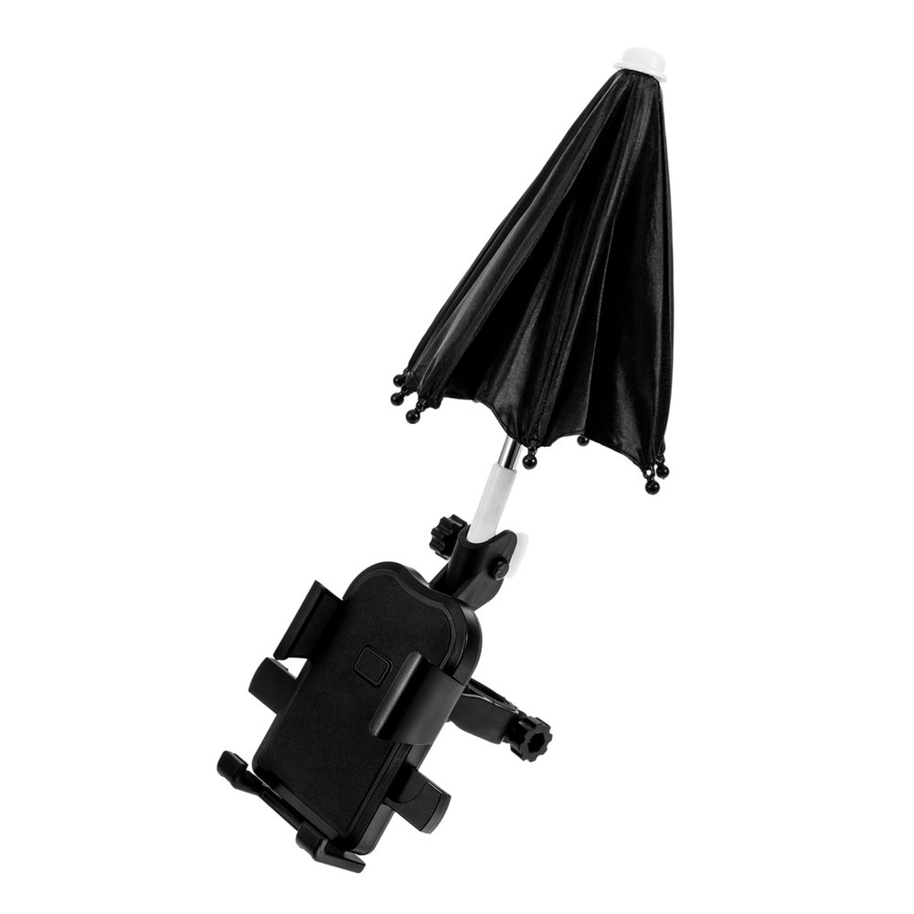 1 Set Bike Riding Phone Rack Phone Mount Steering Rotatable Bicycle Phone Holder Scooter Handlebar Clamp Mobile Motorbike Phone Holder for Cars Vent Dashboard Fabric