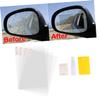 GLEAVI 4pcs Car Rearview Mirror Protective Film -Glare -Fog Rainproof Nano Coating Fit for Cars Suvs Trucks Easy Installation Clear view 4