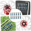 WHAMVOX 1set Screws for Bike Disc Brake Rotor Fixing Screws Wrench and for Mountain and Road view 1