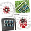 WHAMVOX 1set Screws for Bike Disc Brake Rotor Fixing Screws Wrench and for Mountain and Road view 3