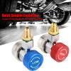 R134a Quick Coupler Adapter, Adjustable R134a Adapters and AC Hose Fittings, HP and LP Connectors for R134a Car AC System Evacuation Recharging and More, 1/4 Male view 3
