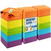 GREEN LIFESTYLE Microfiber Cleaning Cloth 11.5" x 11.5" 150 Pack - Edgeless Microfiber Towels for Cars, Cleaning Rags, Lint Free Car Microfiber Towel, Reusable Cleaning Cloths (Multicolor) view 1