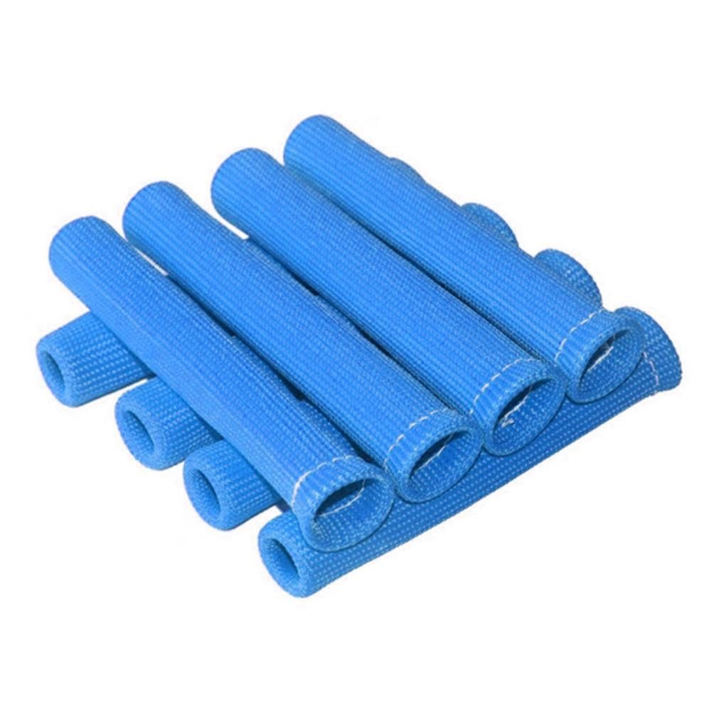 CHICHIYANG 8Pcs Spark Plug Wire Boots Heat Shield, Engine Spark Plug Wire Separator Insulating Fire Sleeve for Car Spark Plug