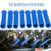 CHICHIYANG 8Pcs Spark Plug Wire Boots Heat Shield, Engine Spark Plug Wire Separator Insulating Fire Sleeve for Car Spark Plug view 2