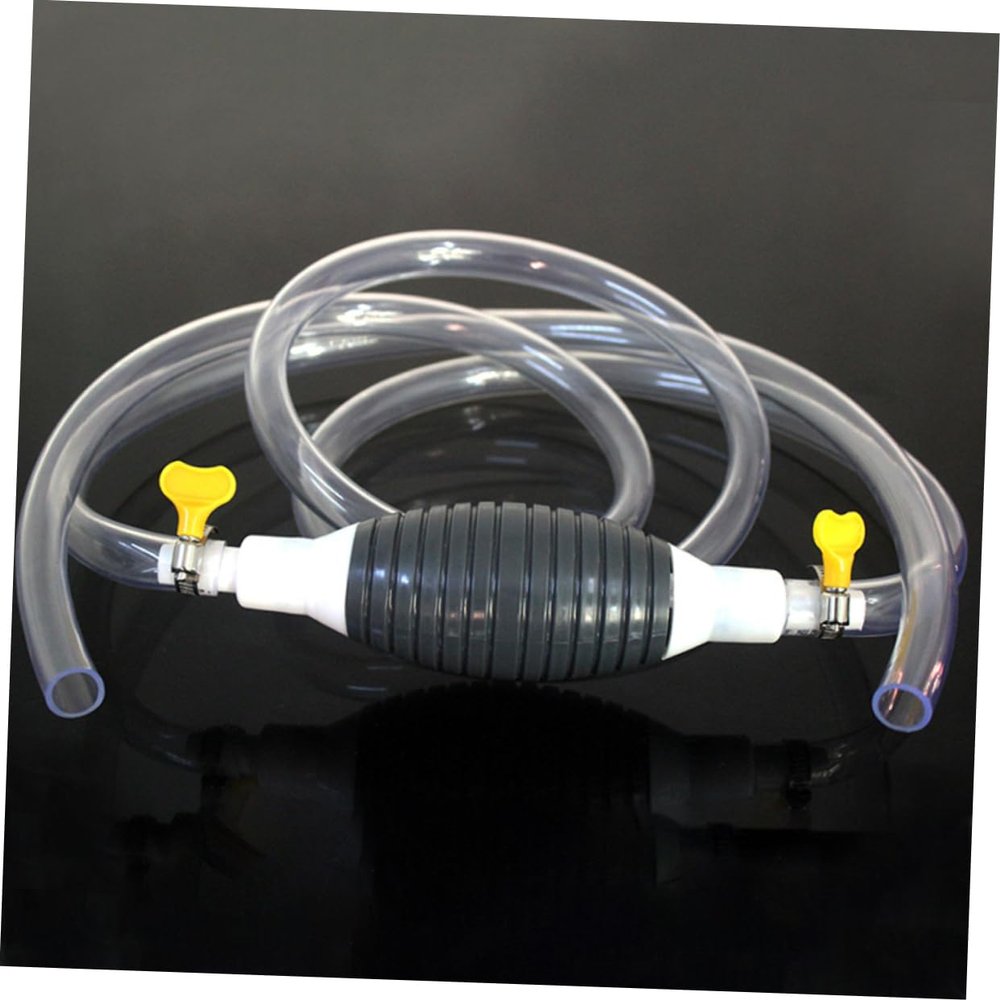 PartyKindom 2pcs Manual Oil Sucker Pump for Cars Boats Large Siphon Pump for Shallow PVC Material