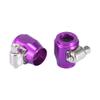 Karlass 4PCS AN10 Hex Car Hose Finisher Flexible Rubber Pipe Clamp for Automotive Motorcycles Oil Fuel Water Tube Purple with Screw Band Adapter Fitting view 4