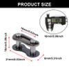 Bike Chain Master Link - PSLER Single Speed Bicycle Chain Link Missing Link Connectors Bike Chain Repair Accessories 10 Pieces Black view 4