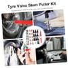 PartyKindom 1set Tire Valve Stem Puller Tool Kit Tire Core Removal and Installation Accessories Complete Set view 3