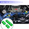 Karlass 1 Set 8mm Spark Plug Wire Separators Kit,Spark Plug Wire Separators Aluminum Kit,Engine Spark Plug Wire Separator Divider,Plug Wire Divider Looms Ignition Wire Separators Holders(Green) view 2