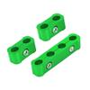 Karlass 1 Set 8mm Spark Plug Wire Separators Kit,Spark Plug Wire Separators Aluminum Kit,Engine Spark Plug Wire Separator Divider,Plug Wire Divider Looms Ignition Wire Separators Holders(Green) view 4