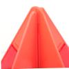 GLEAVI 1set Reflective Warning Triangle Kit for Car Plastic Roadside Compact Safety Triangle for Use Essential Vehicle Safety Equipment view 2