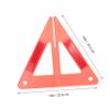 GLEAVI 1set Reflective Warning Triangle Kit for Car Plastic Roadside Compact Safety Triangle for Use Essential Vehicle Safety Equipment view 4