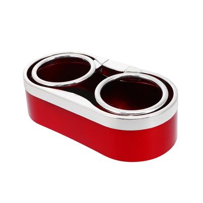 SOLUSTRE Self-Adhesive Car Bottle Rack Double Cup Holder for Truck and Car Plastic Organizer Cups Easy Installation Random Color