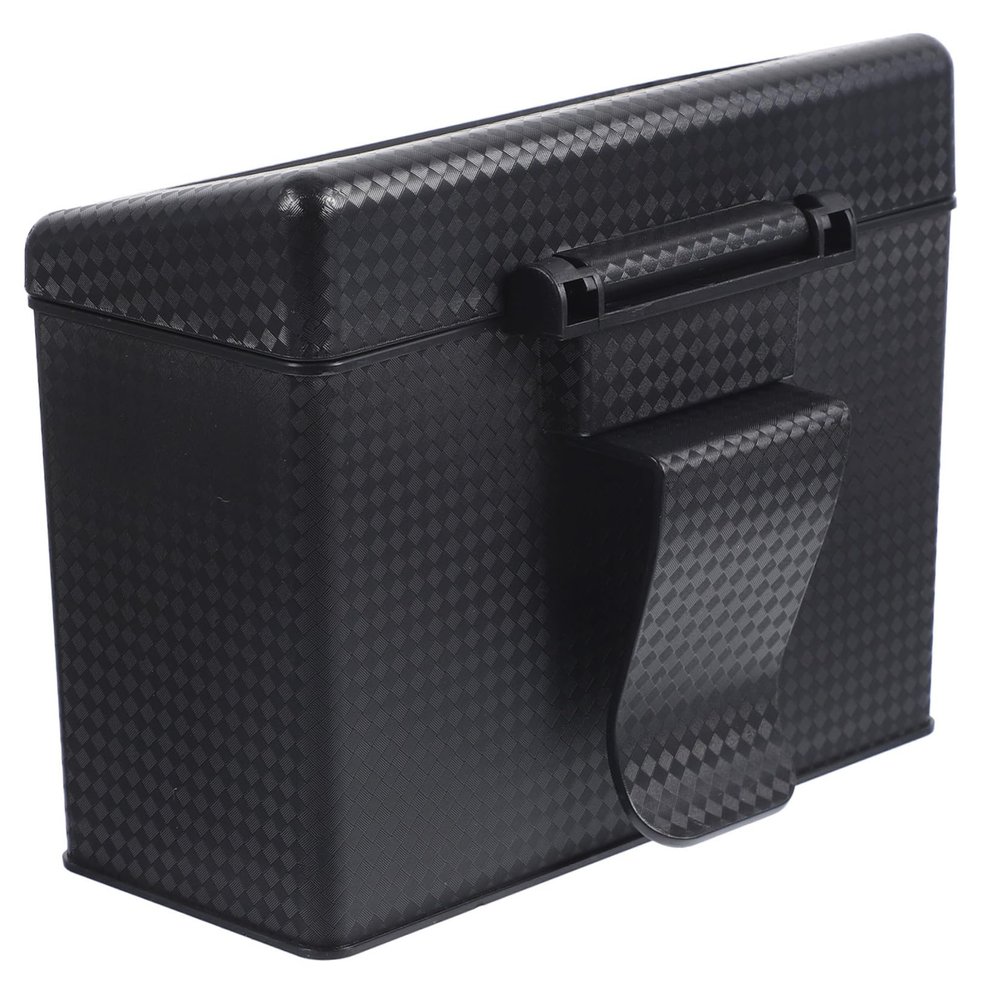 Anneome Vehicle Trash Cans Auto Trash Can Cover Rv Waste Bin Plastic Space-Saving Design