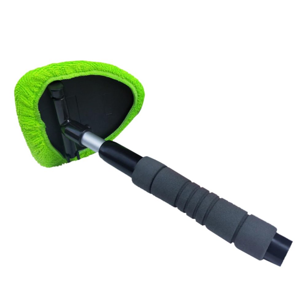 HEALLILY Window Wash Brush Durable Cleaning Device for Auto Home Use Versatile Cleaning Tool for Windshield Glass Green