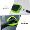 HEALLILY Window Wash Brush Durable Cleaning Device for Auto Home Use Versatile Cleaning Tool for Windshield Glass Green view 3