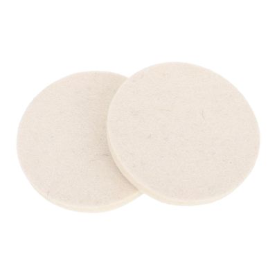 PartyKindom 2pcs Wool Polishing Discs Felt Buffing Wheel Wool Flocking Pad for Electric Drill Precision Grinding