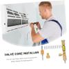 GLEAVI 1set Valve Core Remover Installer Tool and Lightweight Stem Removal Tool for and Tire Repair Includes Dual SAE and Ports Efficient Tire Core Installation and Removal view 4