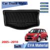 HZMehi Car Trunk Mat Compatible with Suzuki Swift 2005~2010 RS Easy Clean Auto Rear Trunk Mats Waterproof Protective Storage Pads Car Accessories, Black-b1 view 2