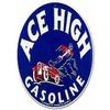 FITS VINTAGE ACE HIGH GASOLINE GAS OIL PETROLEUM PUMP TRUCK BUMPER STICKER DECAL (Size: 5") view 1