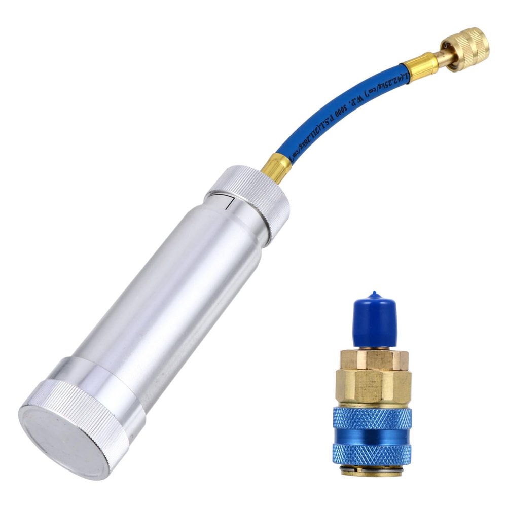 GLEAVI Oil Injector Tool for Systems Hand Press Dye Injection Device Oil Filling Tube for Efficient Recharge