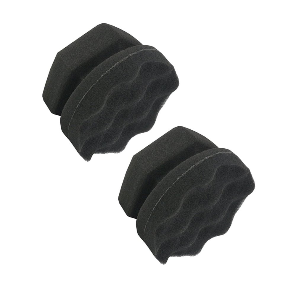 BUGUUYO 2pcs Car Sponges for Detailing Tire Sponge for Car Wax Applicator Pads Wax