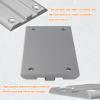 RULLINE Removable RV Table Leg Accessories - Aluminum Alloy Bracket for Tables, Rotatable Support for Caravans, Motorhomes, and Yachts (Holder) view 3