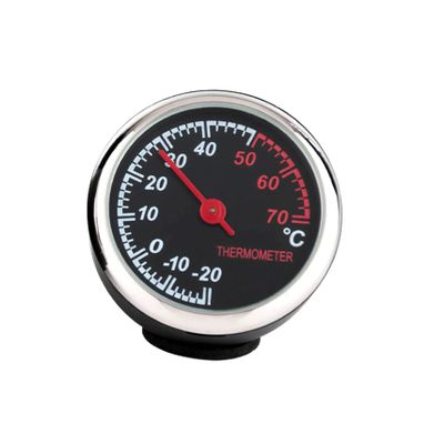 GLEAVI Luminous Mechanical Thermometer Clock for Car Dashboard Easy Installation Durable Steel Core Pointer Accurate Temperature Gauge for Vehicles