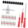 GLEAVI 1set Tire Valve Core Remover Installer Tool Kit Efficient Snap Valve Installation Removal for Trucks Off-Road Vehicles Easy to Use view 1