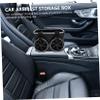 Gatuida Car Storage Box Cup Holder Multi-Functional Center Console Organizer for Vehicle Storage and Tidiness for Keeping Your Car Clean and Organized view 4