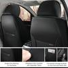 2 Seat Covers for Mitsubishi Mirage 2015-2024,Premium Nappa Leather Car Seat Covers Car Seat Cushions,Waterproof Soft Seat Covers for Cars,Interior Accessories Airbag CompatibleLuxury-Black&Red view 2