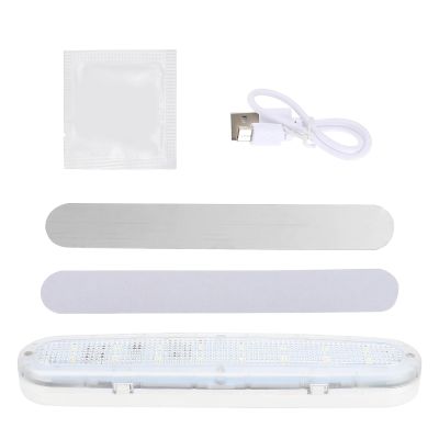 OUNONA Magnetic Led Car Interior Reading Light Usb Dome Ceiling Lamp for Safe Driving and Reading Portable Trunk Light for Cars Trucks and More