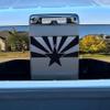 for Dodge Ram 2009-2024 Rear Middle Window Arizona Flag Decal Sticker, Matte Black Arizona Flag Decal Sticker, Rear Middle Window Decal for Dodge Ram Accessoires view 4