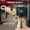 weyleity 5 Ton 2-Way Auto Body Repair Clamp Tool | Self-Tightening Frame Pull Clamps with High Hardness Anti-Rust Grips for Sheet Metal Maintenance & Collision Repair view 3