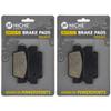 NICHE Front Brake Pad Set for Honda Rubicon Foreman 500 Rincon 680 06451-HP0-A02 06452-HP0-A02 Organic 2 Pack view 2