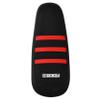 Enjoy Mfg Seat Cover - Compatible with Ariel Rider X-Class 52V Grizzly Electric Bike Black w/Ribs- #402 (All Black/RED Ribs) view 3