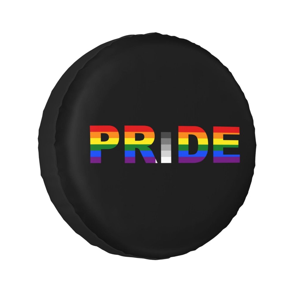 Joisbs Homoflexible Pride Flag LGBTQ Total Protection for Your Wheels! Waterproof Tire Cover - Defend Against UV Rays & Snow
