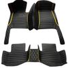 Luxury Custom Car Floor Mats fit for Ford EcoSport,Edge,Escape,Expedition,Explorer,F-150,Fusion,Mustang,Ranger,Focus,Waterproof and Non-Slip Material by HAIUIKIK (Black d) view 1