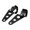 Stainless Steel Motorcycle Headlight Bracket Fork Small Mount Stand Support for Motorcycles (Black) view 1